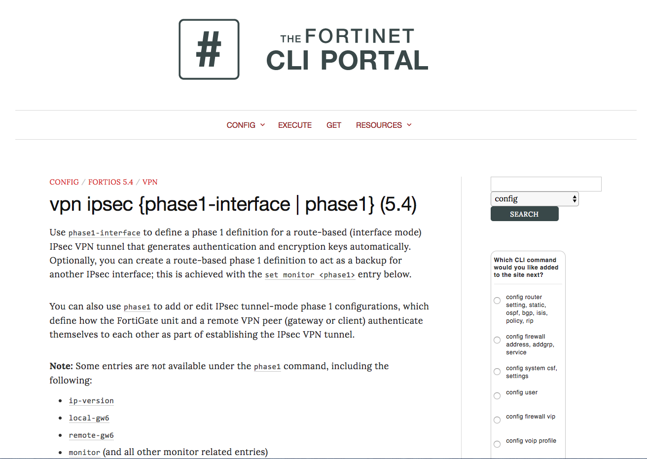 IPsec command-line reference