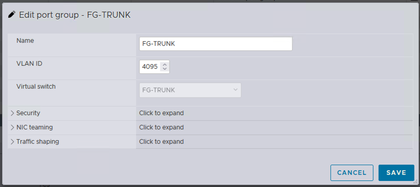 trunk virtual switch